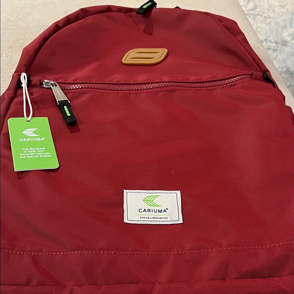 Cariuma Bordeaux JJ Backpack/NWT - Picture 9 of 16